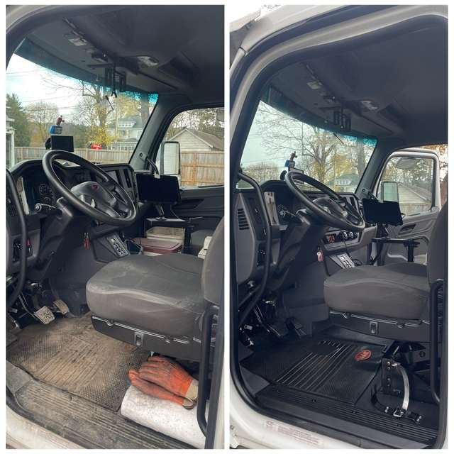 Cab interior, detailed