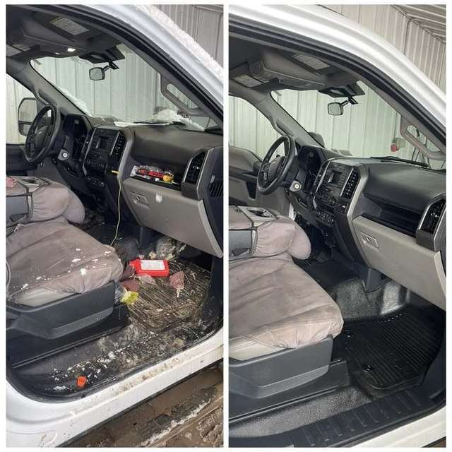 Cab clean-out
