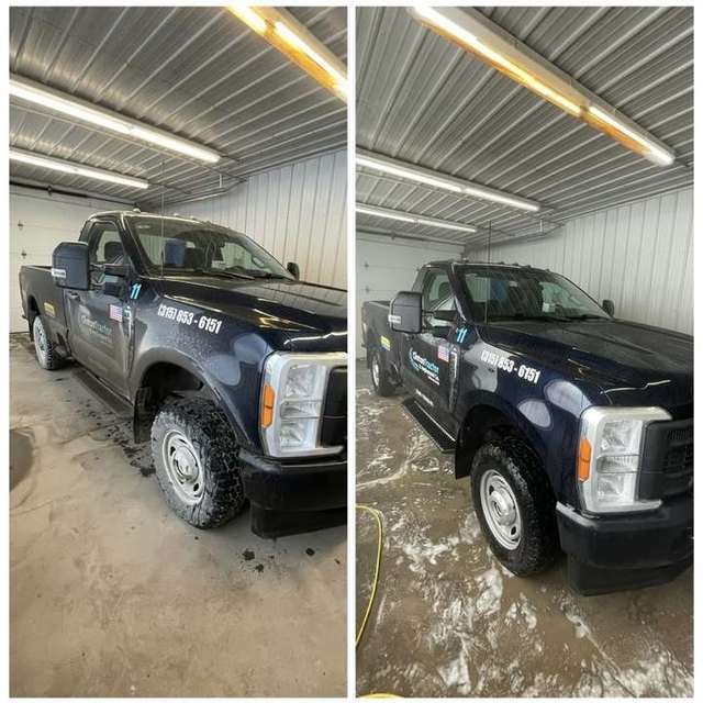 Service truck wash