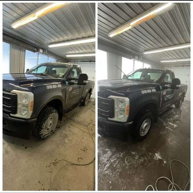 Service truck wash